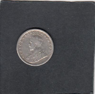 Beschrijving: 1/4 Rupee  GEORGIUS V  